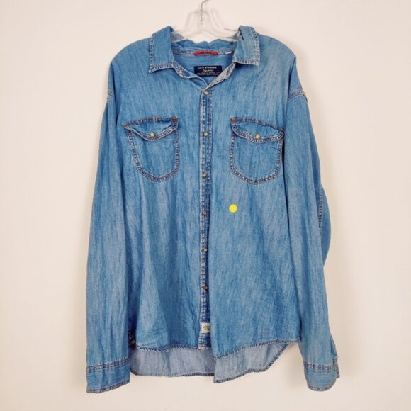 Levi's Other - Levi's Strauss Men's Button Down Denim Jacket Size XXL Jean Jacket Snap Buttons